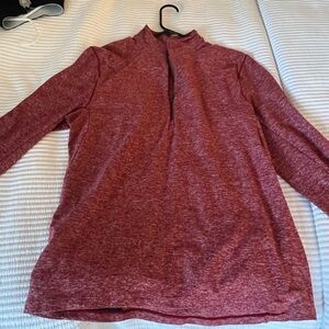 Lululemon 1/4 Zip Red